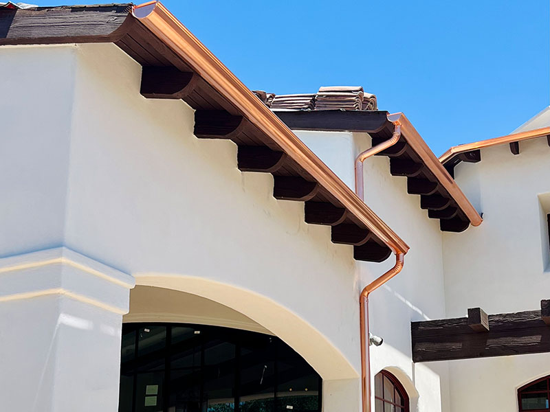 Bonney Lake Copper Gutter Installation