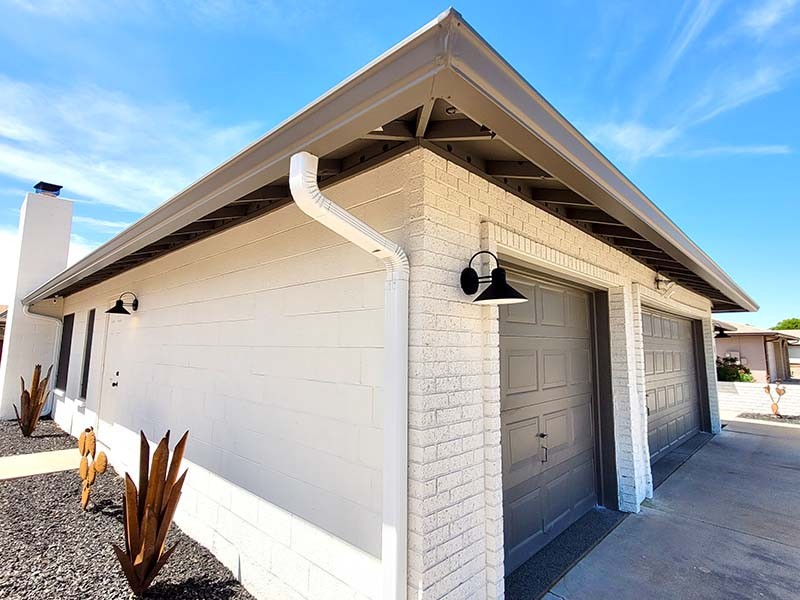 Camp Creek seamless gutter installation by our professionals in AZ near 85262