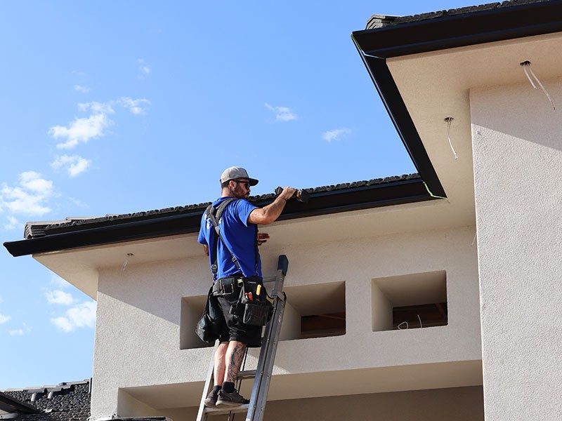 Tucson seamless gutter installation by our professionals in AZ near 85641