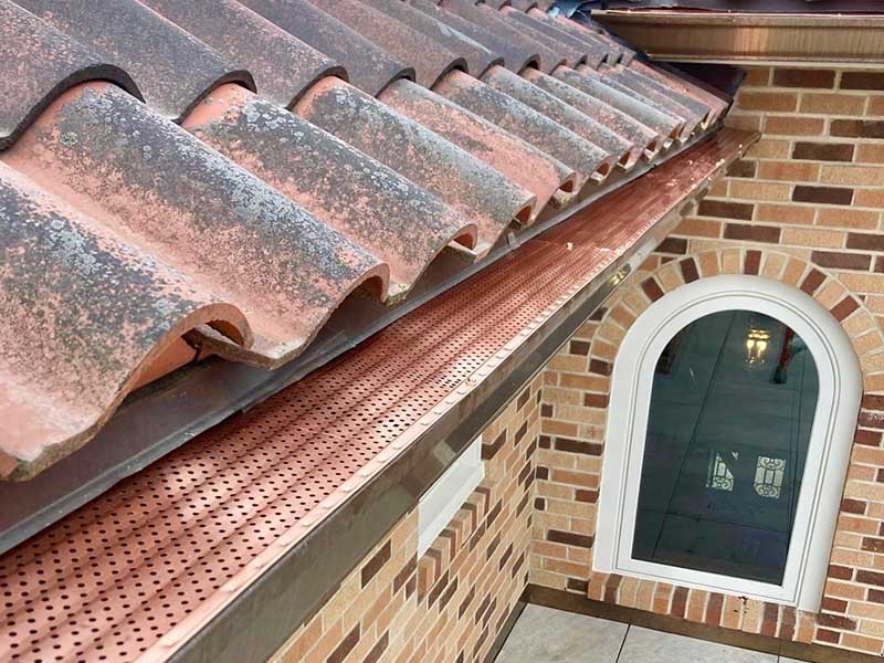 Hobart Copper Gutter Installation